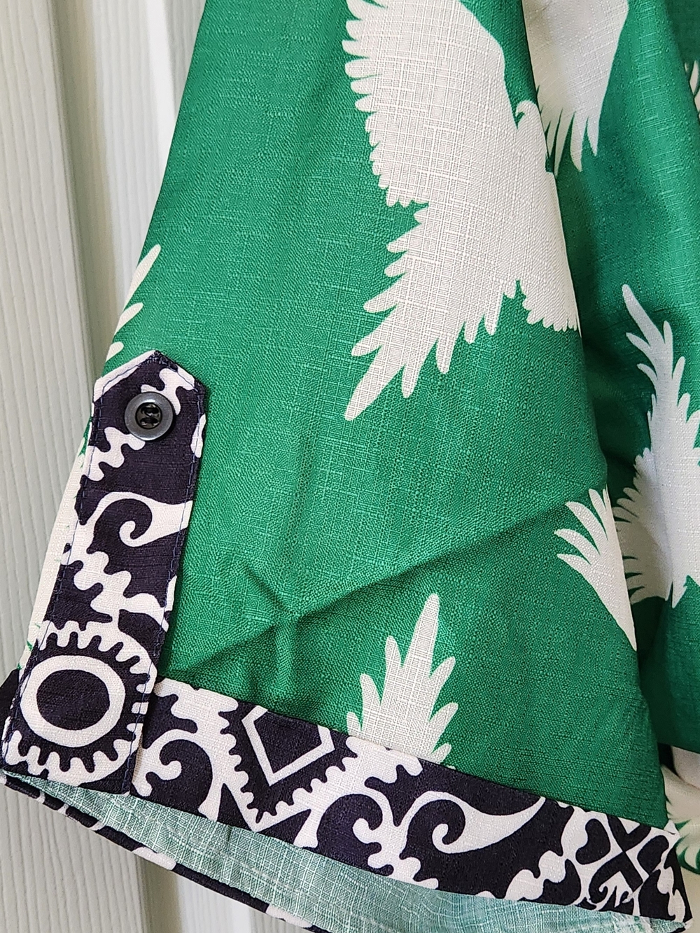 Endless Moon Green Bird Print Two-Piece Set - Picture 4 of 5